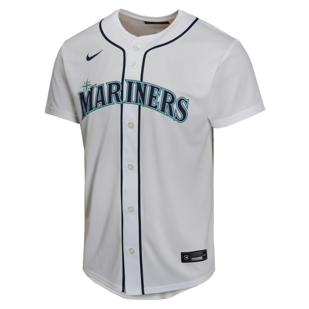 White Julio Rodríguez Seattle Mariners Nike Youth Home Game Player Jersey