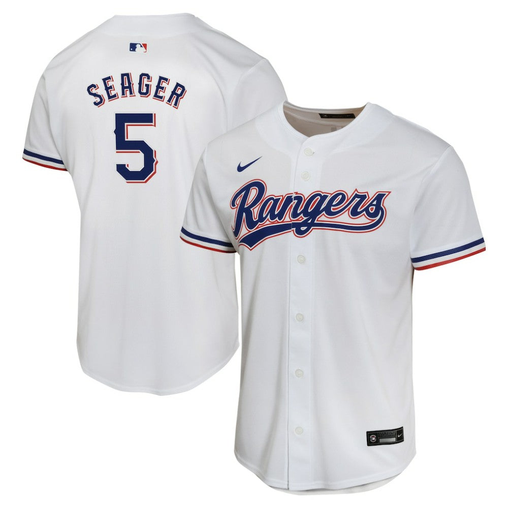 White Corey Seager Texas Rangers Nike Youth Home Game Player Jersey