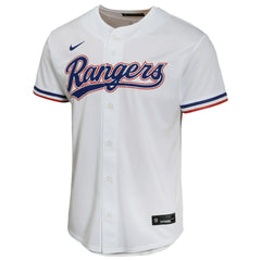 White Jacob deGrom Texas Rangers Nike Youth Home Game Player Jersey