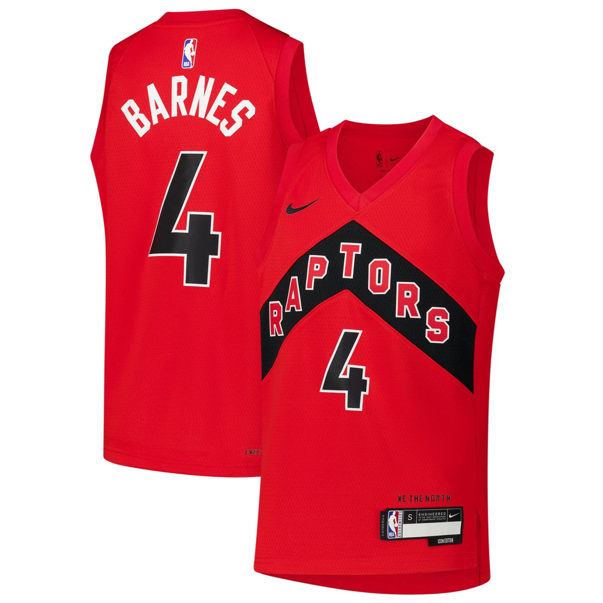 Nike Scottie Barnes Toronto Raptors Youth Swingman Jersey
