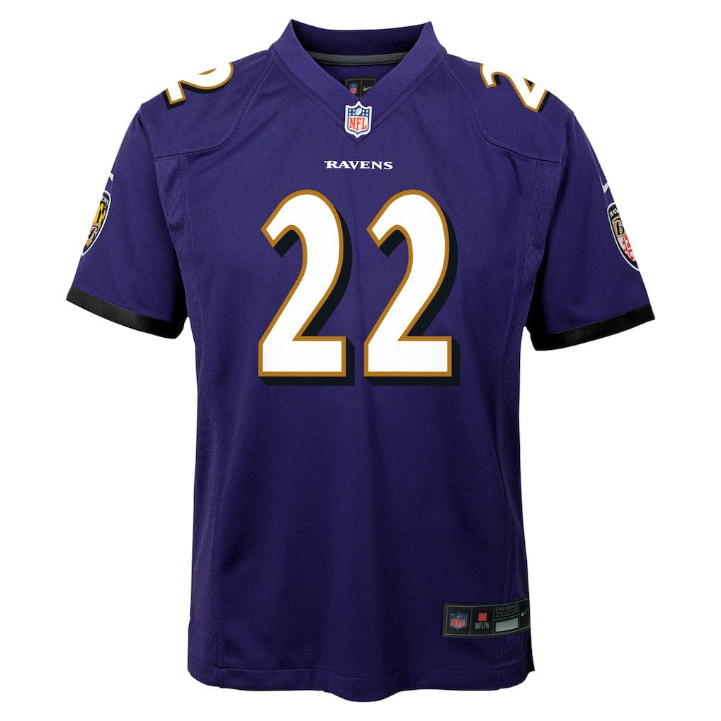 Derrick Henry  Youth Game Jersey - Baltimore Ravens Jerseys