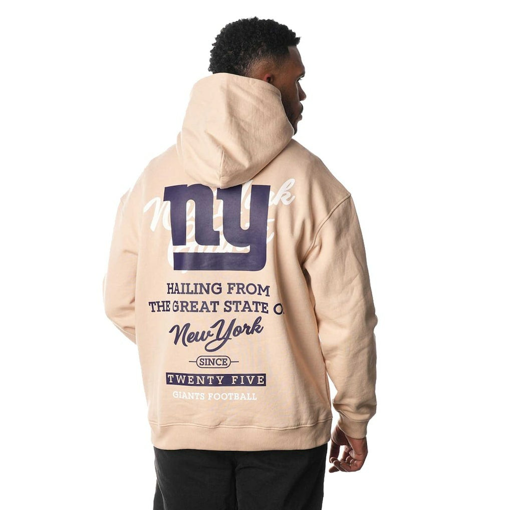 The Wild Collective Unisex Fleece Pullover Hoodie - New York Giants Hoodies