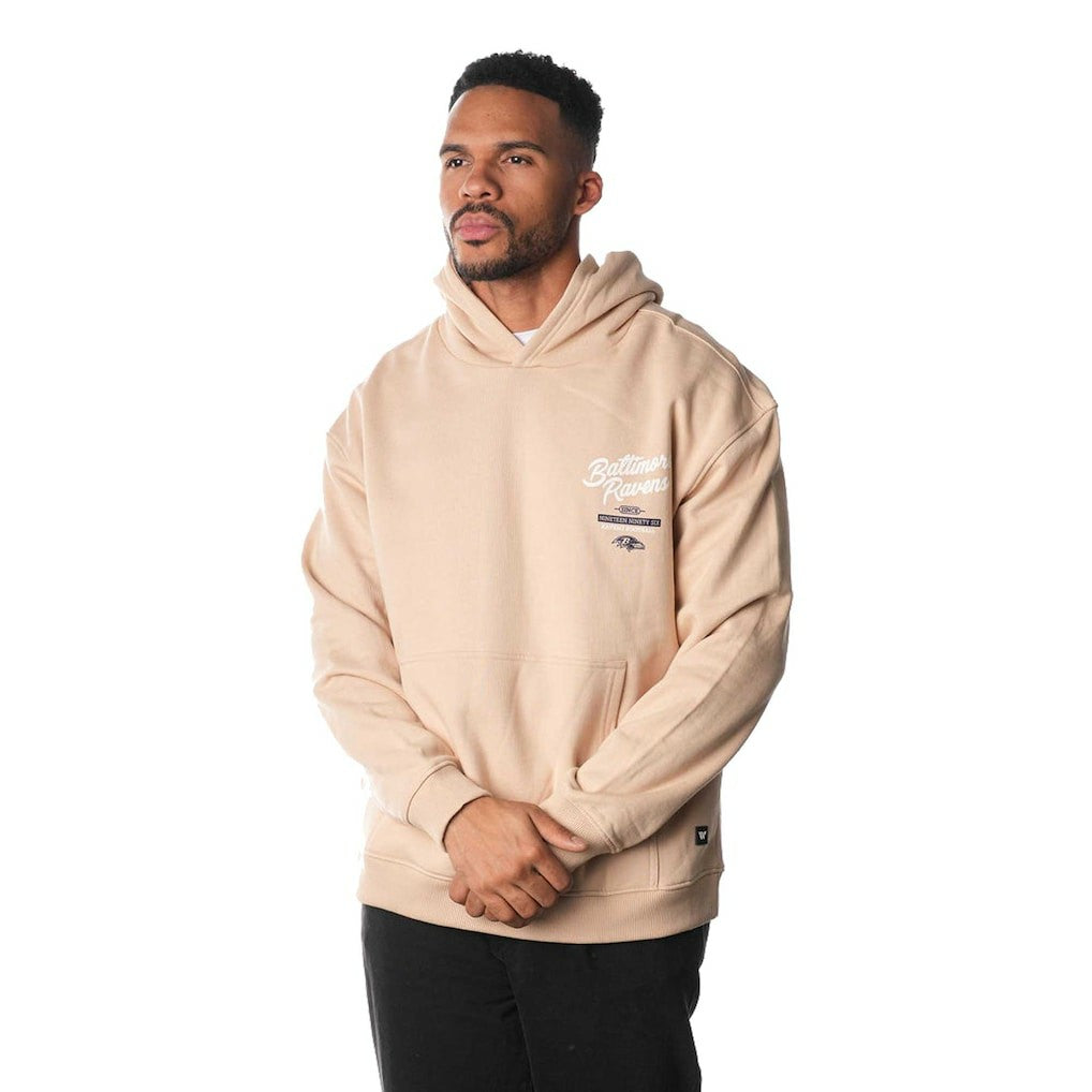 The Wild Collective Unisex Fleece Pullover Hoodie - Baltimore Ravens Hoodies