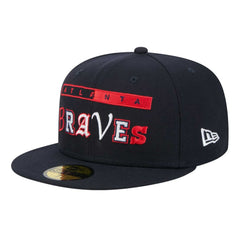 Navy Atlanta Braves New Era Ransom 59FIFTY Fitted Hat