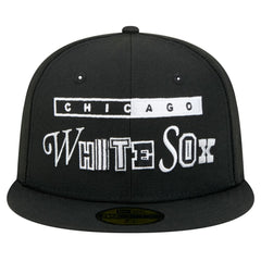 Black Chicago White Sox New Era Ransom 59FIFTY Fitted Hat