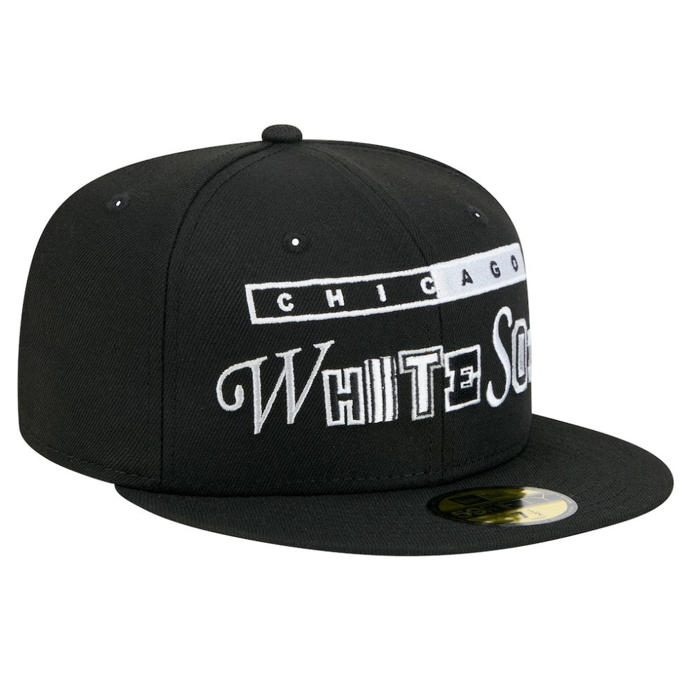 Black Chicago White Sox New Era Ransom 59FIFTY Fitted Hat