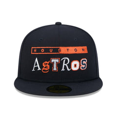 Navy Houston Astros New Era Ransom 59FIFTY Fitted Hat