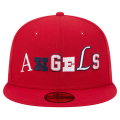 Red Los Angeles Angels New Era Ransom 59FIFTY Fitted Hat