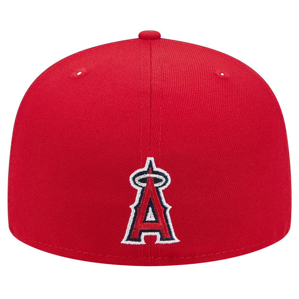 Red Los Angeles Angels New Era Ransom 59FIFTY Fitted Hat