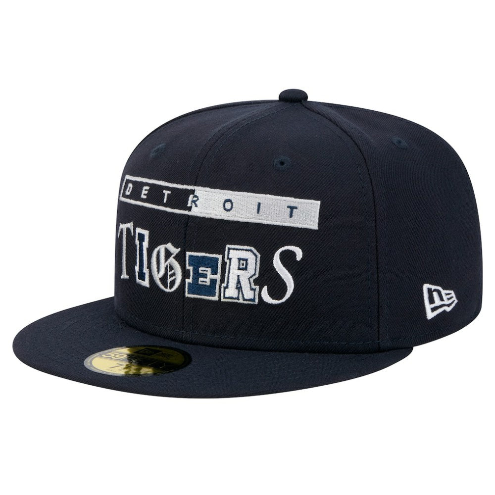 Navy Detroit Tigers New Era Ransom 59FIFTY Fitted Hat