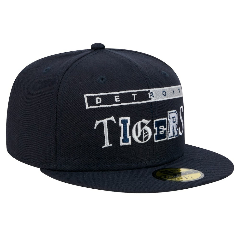 Navy Detroit Tigers New Era Ransom 59FIFTY Fitted Hat