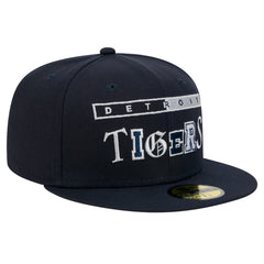 Navy Detroit Tigers New Era Ransom 59FIFTY Fitted Hat