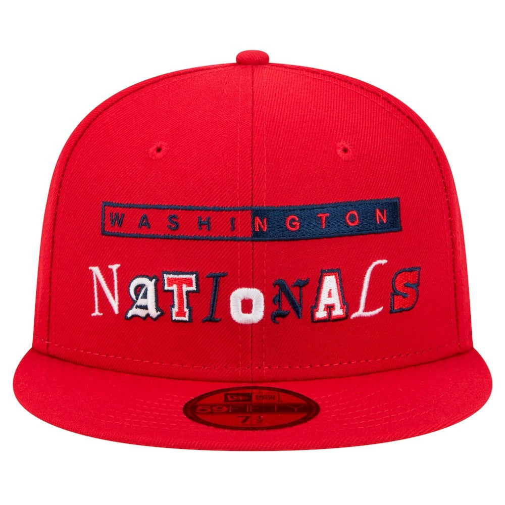 Red Washington Nationals New Era Ransom 59FIFTY Fitted Hat
