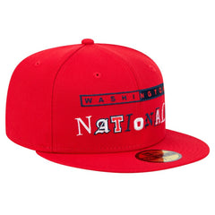Red Washington Nationals New Era Ransom 59FIFTY Fitted Hat