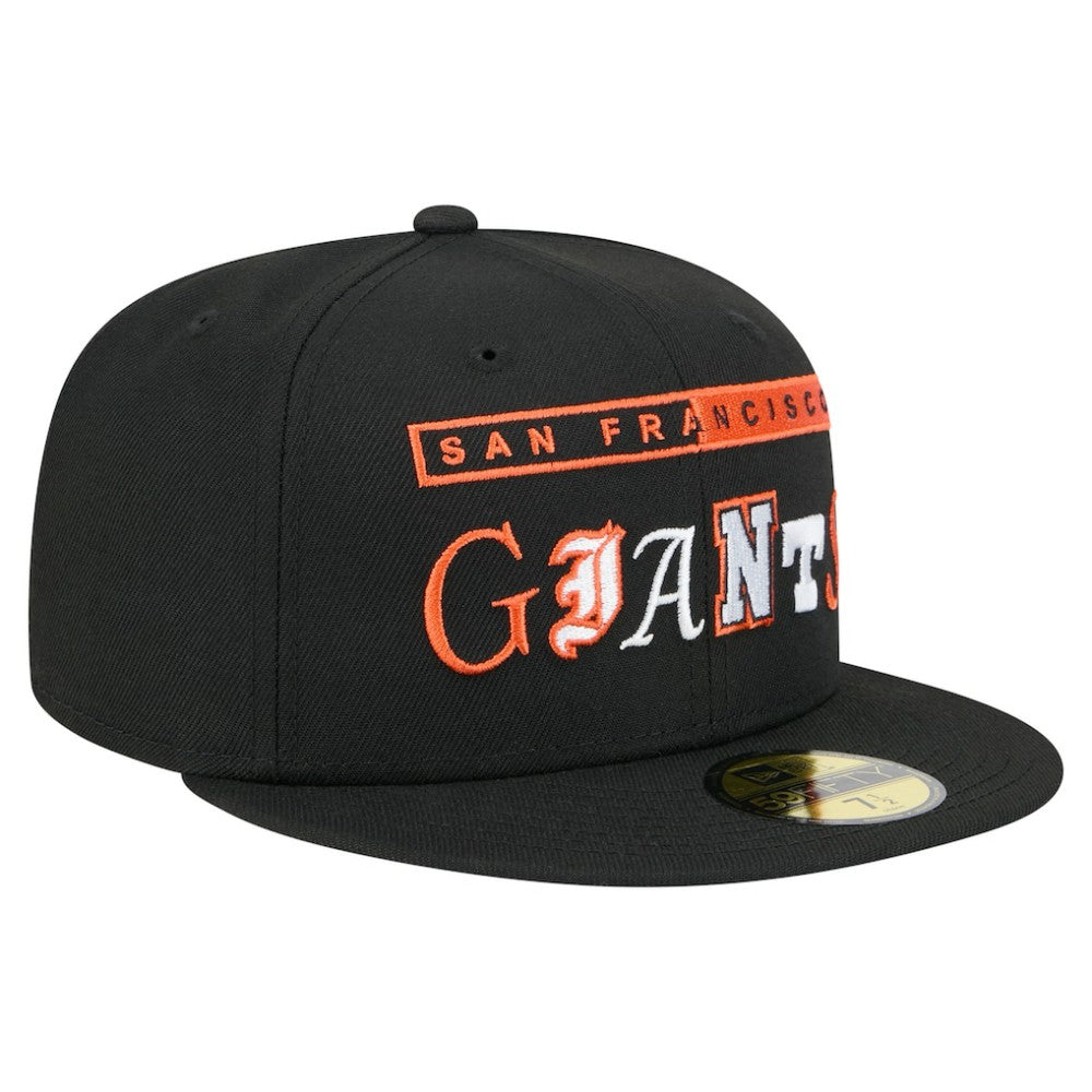 Black San Francisco Giants New Era Ransom 59FIFTY Fitted Hat