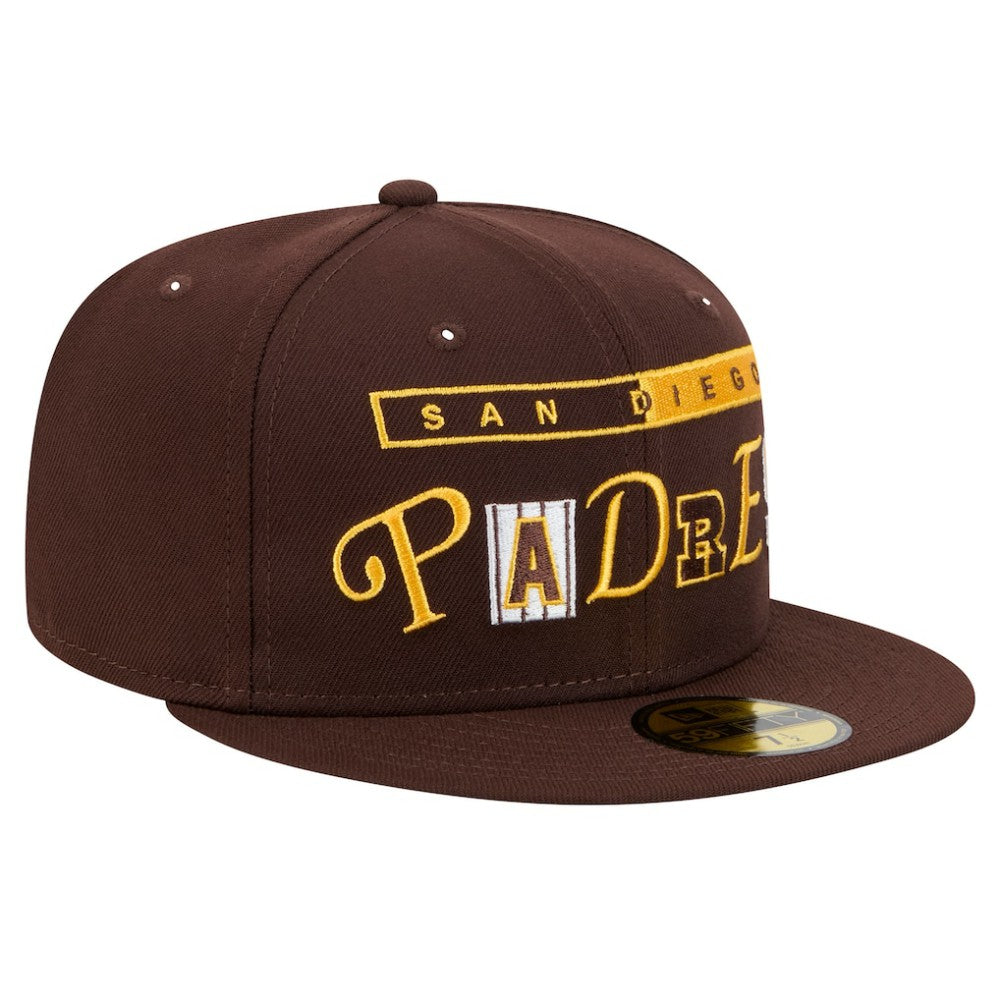 Brown San Diego Padres New Era Ransom 59FIFTY Fitted Hat