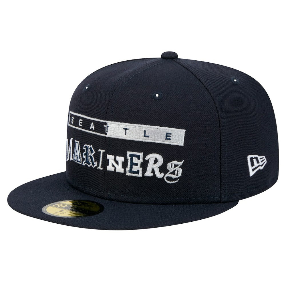 Navy Seattle Mariners New Era Ransom 59FIFTY Fitted Hat