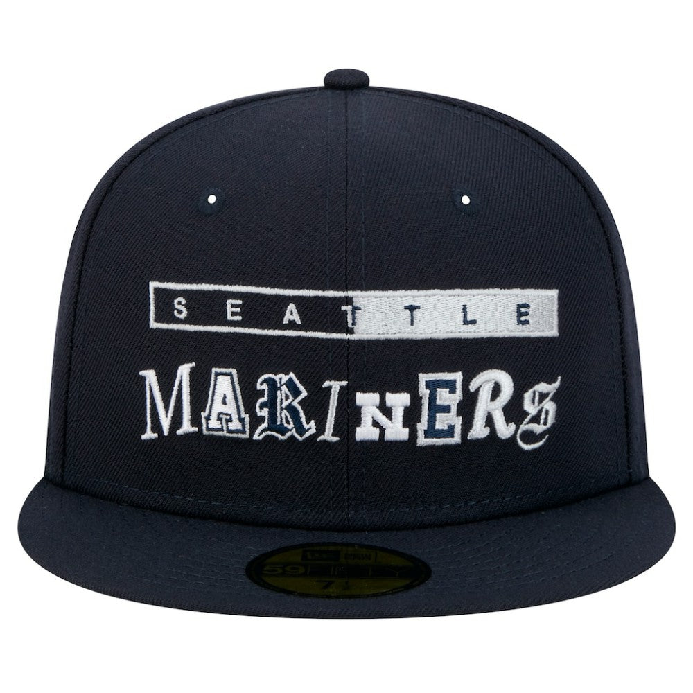 Navy Seattle Mariners New Era Ransom 59FIFTY Fitted Hat