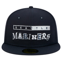Navy Seattle Mariners New Era Ransom 59FIFTY Fitted Hat