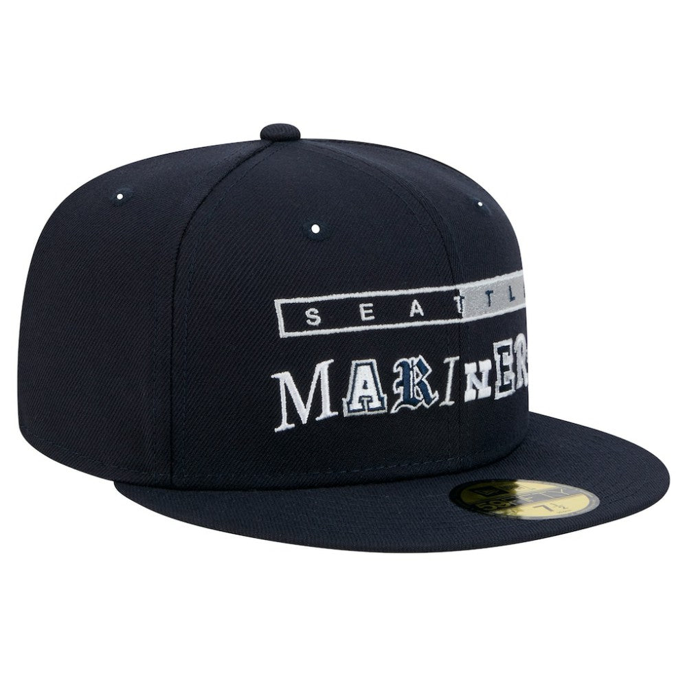 Navy Seattle Mariners New Era Ransom 59FIFTY Fitted Hat