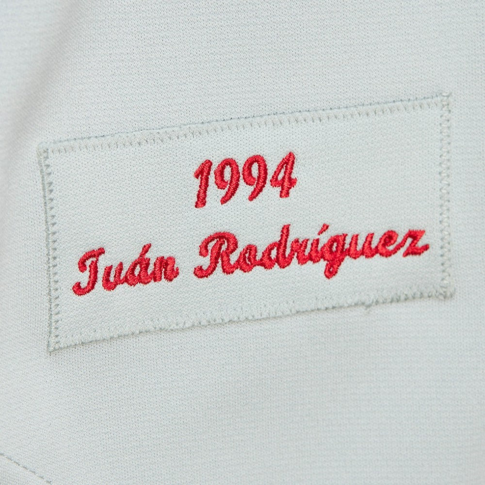 Gray Ivan RodriguezTexas Rangers Mitchell & Ness 1994 Cooperstown Collection Authentic Dark Jersey