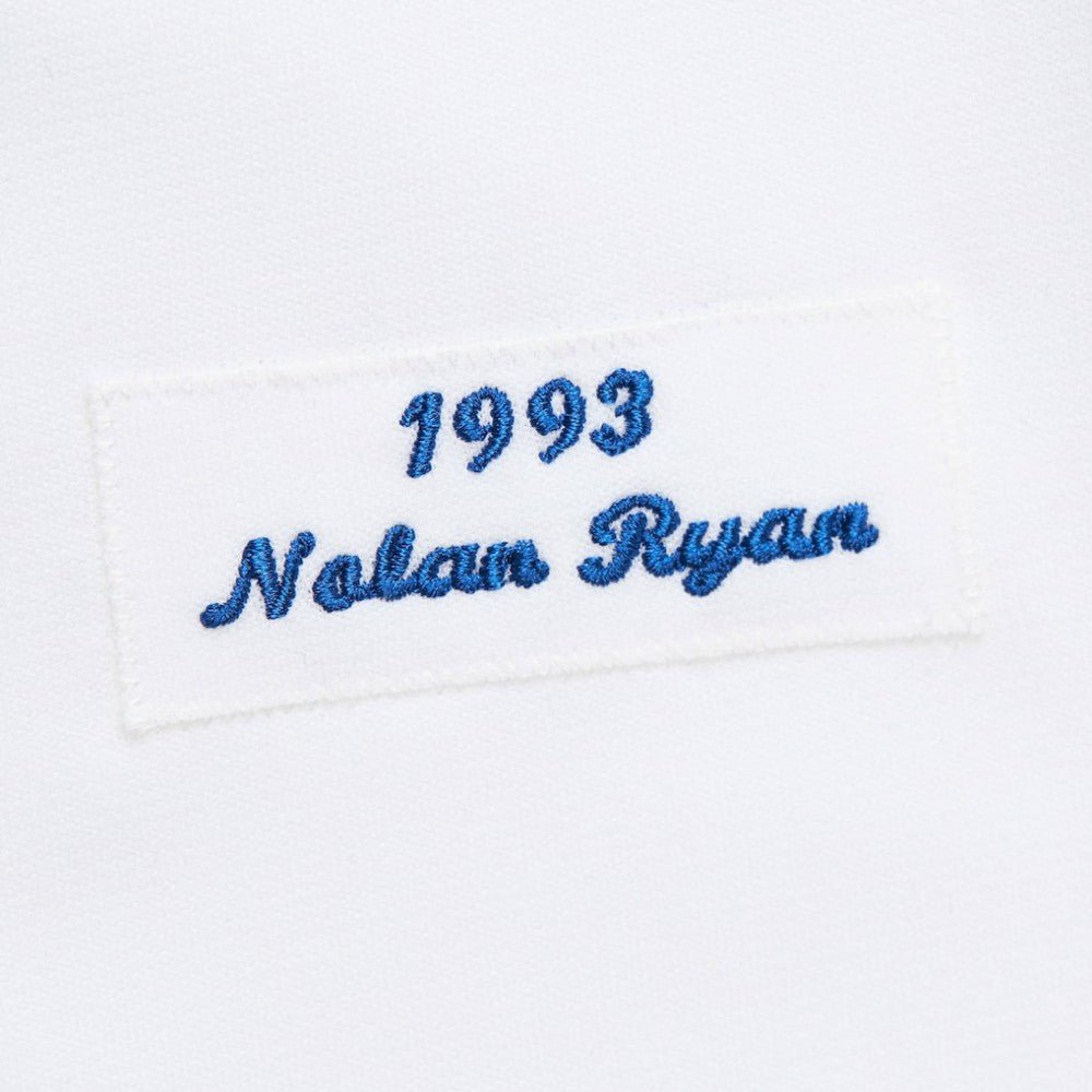 White Nolan Ryan Texas Rangers Mitchell & Ness 1993 Cooperstown Collection Authentic Jersey