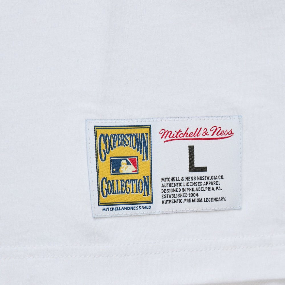 White San Diego Padres Mitchell & Ness Cooperstown Collection Player Legends Ringer T-Shirt