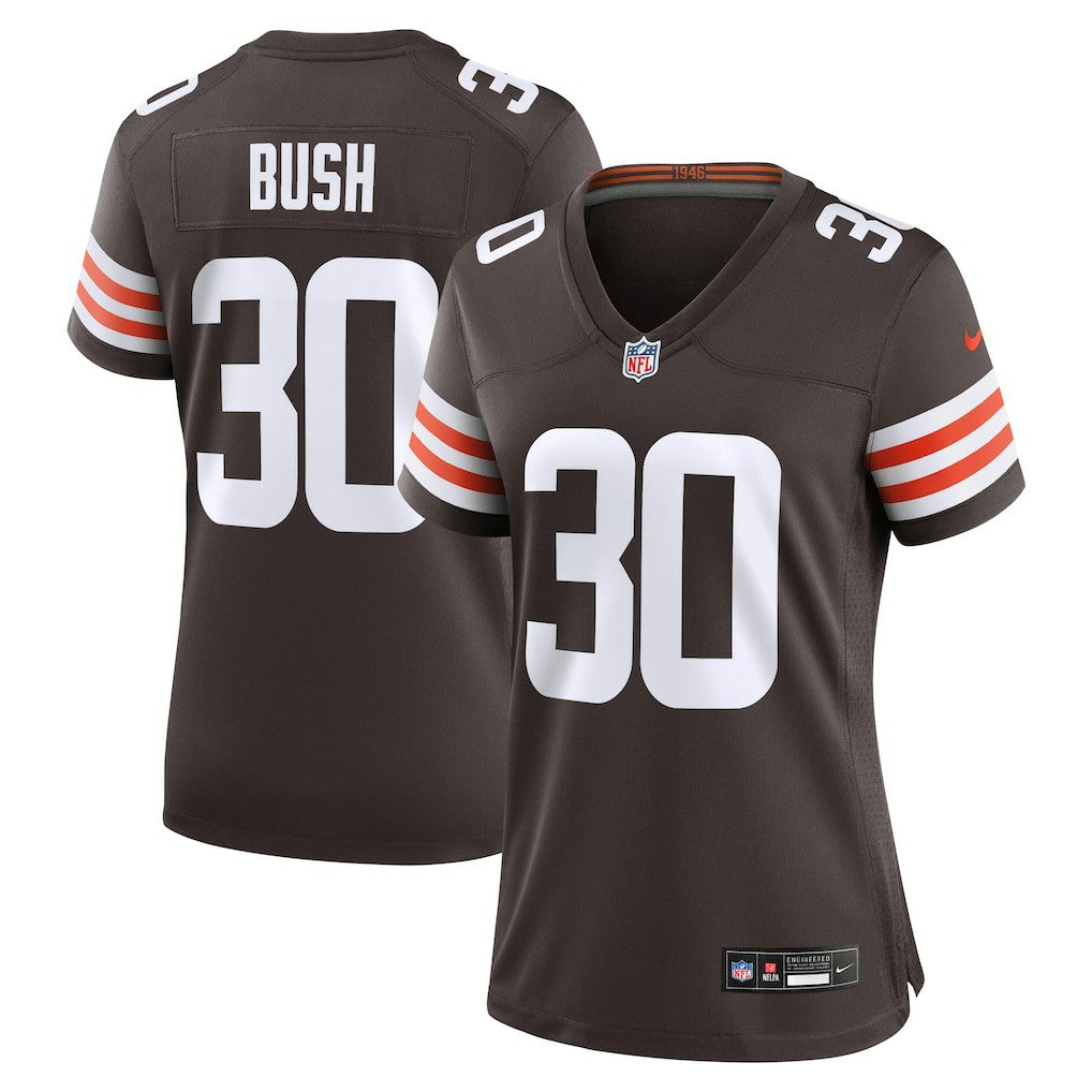Devin Bush  Women's Game Jersey - Cleveland Browns Jerseys