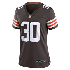 Devin Bush  Women's Game Jersey - Cleveland Browns Jerseys