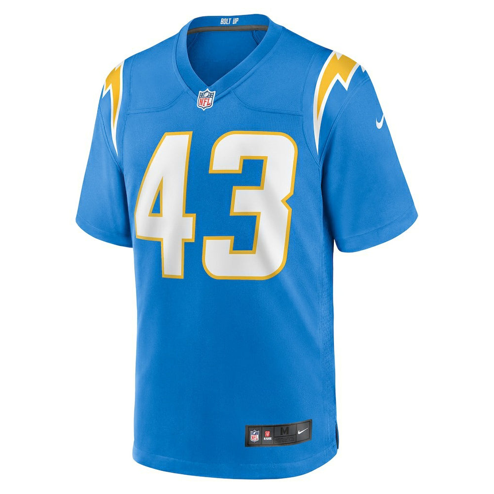 Troy Dye  Game Jersey - Los Angeles Chargers Jerseys