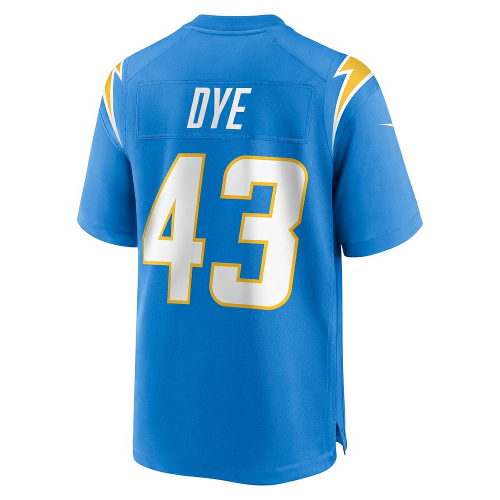 Troy Dye  Game Jersey - Los Angeles Chargers Jerseys