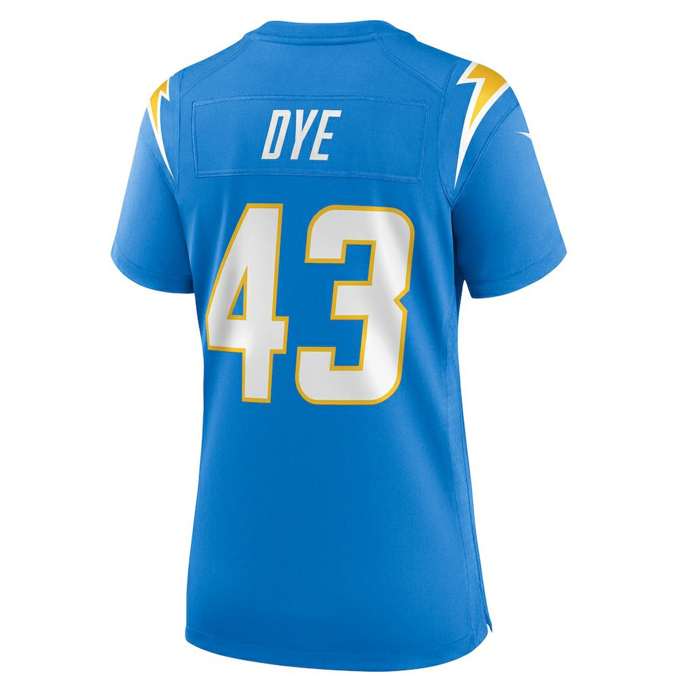 Troy Dye  Women's Game Jersey - Los Angeles Chargers Jerseys