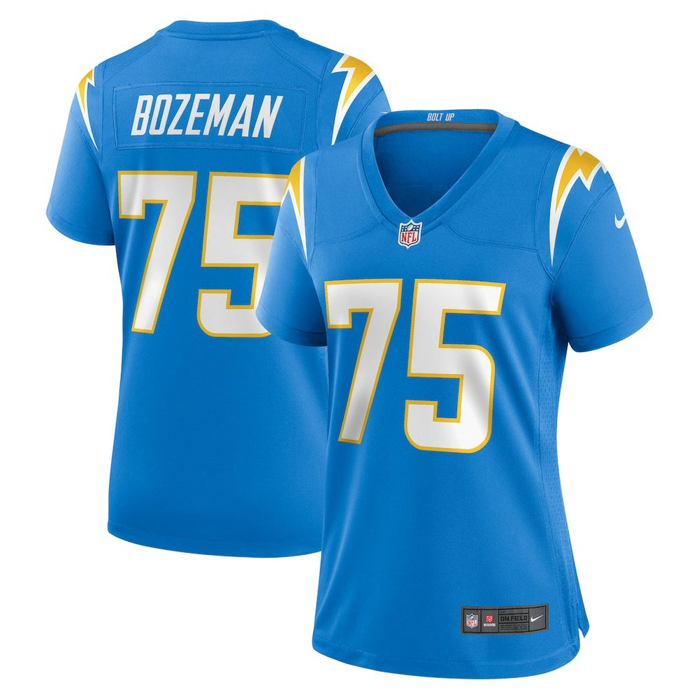 Bradley Bozeman  Women's Game Jersey - Los Angeles Chargers Jerseys
