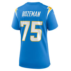 Bradley Bozeman  Women's Game Jersey - Los Angeles Chargers Jerseys