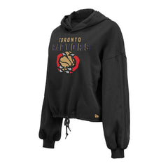 New Era Toronto Raptors Women's 2024/25 City Edition Cropped Pullover Hoodie
