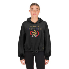 New Era Toronto Raptors Women's 2024/25 City Edition Cropped Pullover Hoodie