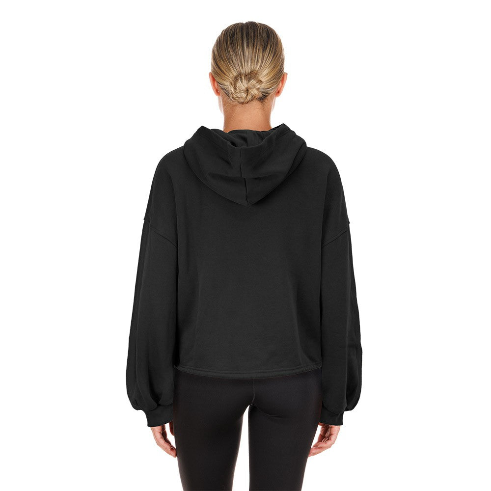 New Era Toronto Raptors Women's 2024/25 City Edition Cropped Pullover Hoodie