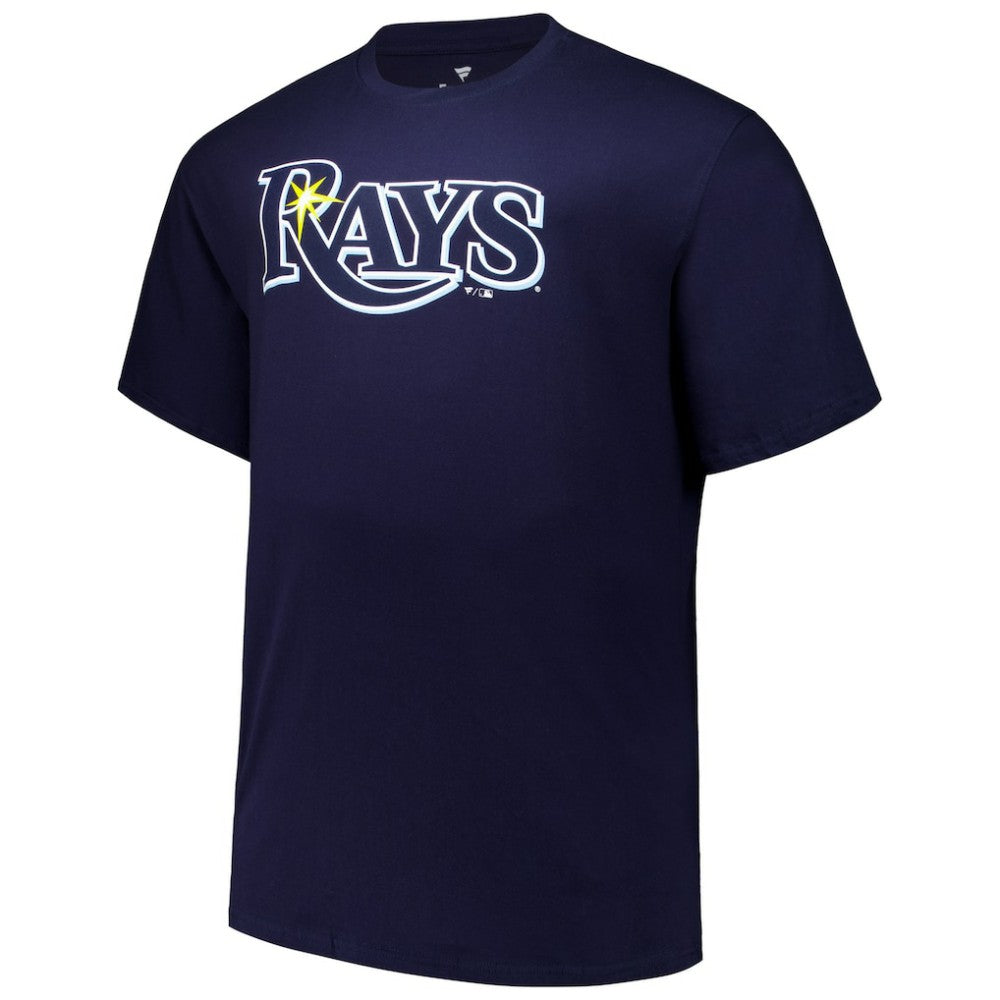 Navy Junior Caminero Tampa Bay Rays Fanatics Big & Tall Name & Number T-Shirt