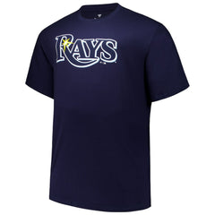 Navy Junior Caminero Tampa Bay Rays Fanatics Big & Tall Name & Number T-Shirt