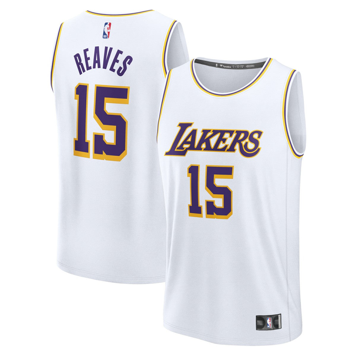 Fanatics Austin Reaves Los Angeles Lakers Fast Break Replica Player Jersey
