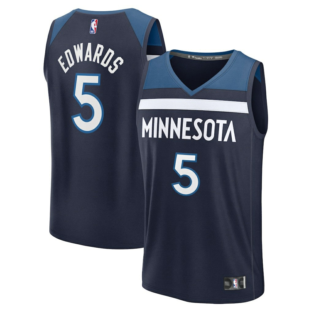 Fanatics Anthony Edwards Minnesota Timberwolves Fast Break Replica Player Jersey