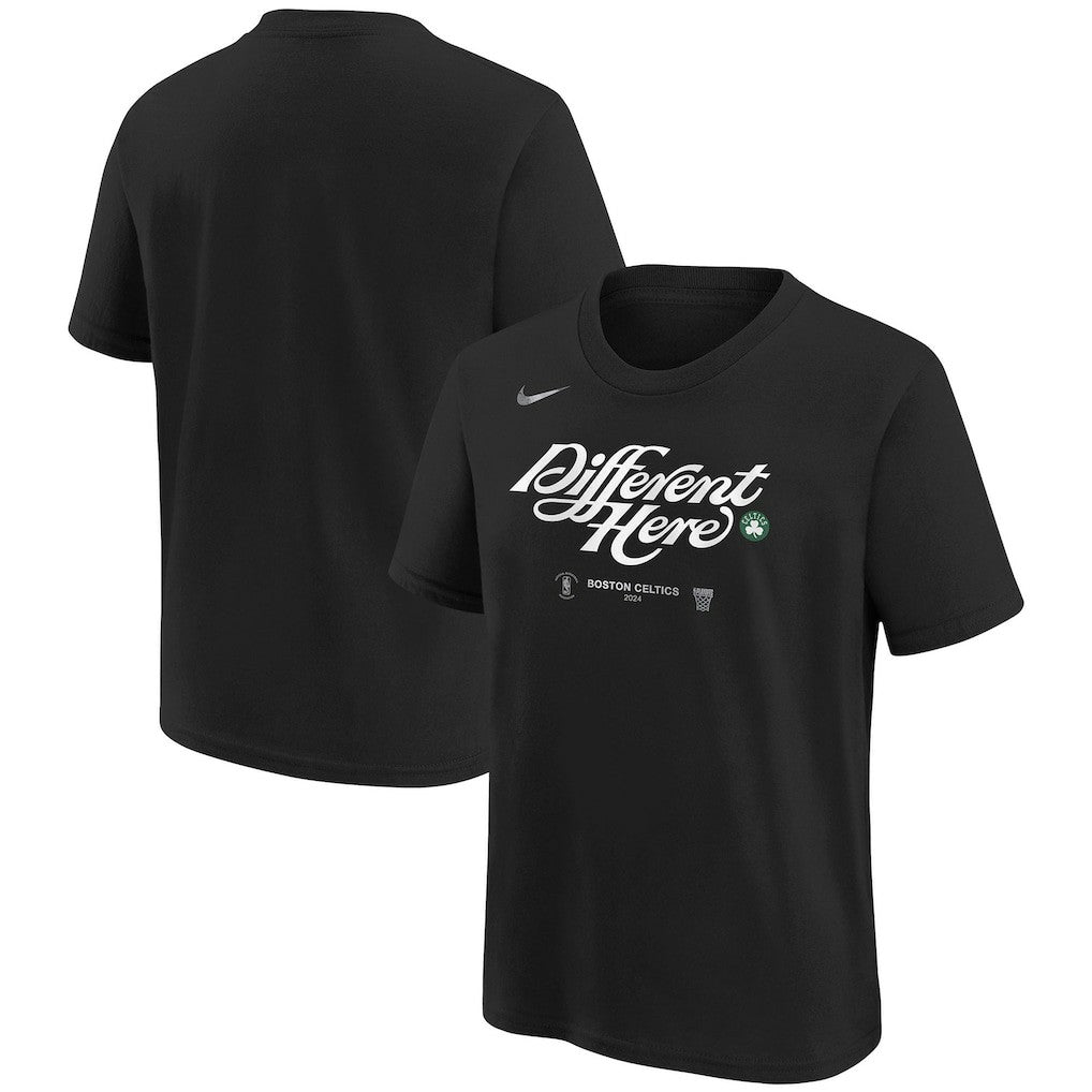 Nike Boston Celtics Youth 2024 NBA Playoffs Mantra T-Shirt