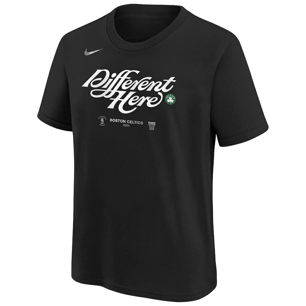 Nike Boston Celtics Youth 2024 NBA Playoffs Mantra T-Shirt