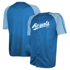 Royal Kansas City Royals Stitches Team Raglan Jersey