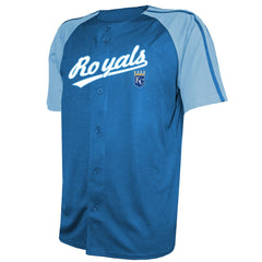 Royal Kansas City Royals Stitches Team Raglan Jersey