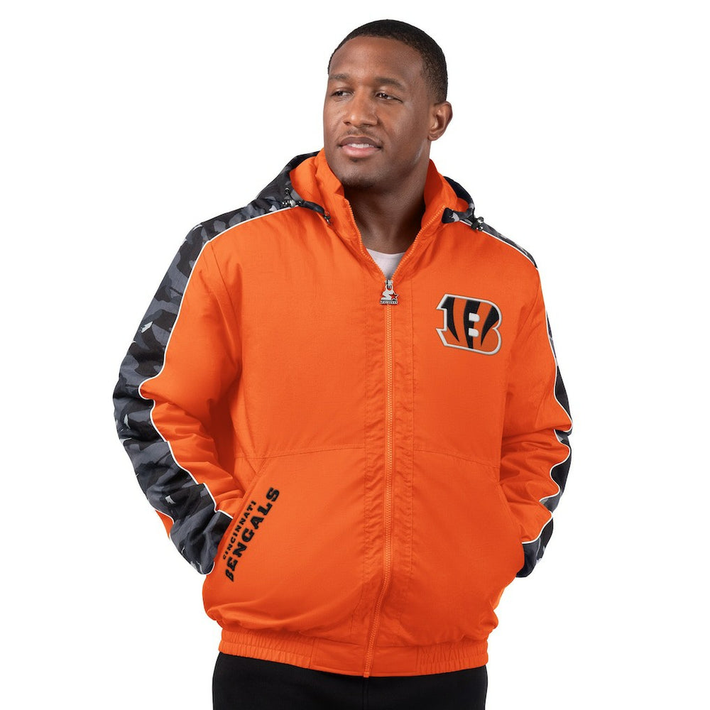 Starter Thursday Night Gridiron Full-Zip Jacket - Cincinnati Bengals Jackets