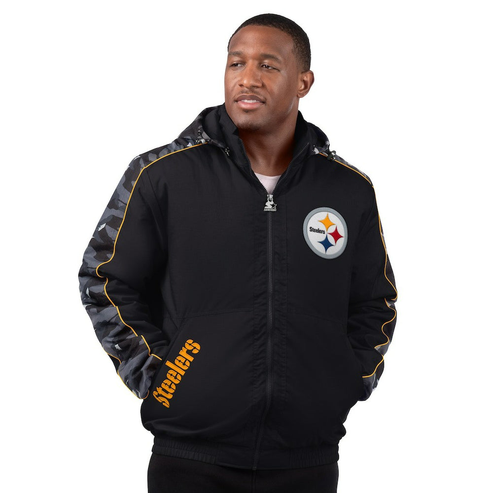 Starter Thursday Night Gridiron Full-Zip Jacket - Pittsburgh Steelers Jackets