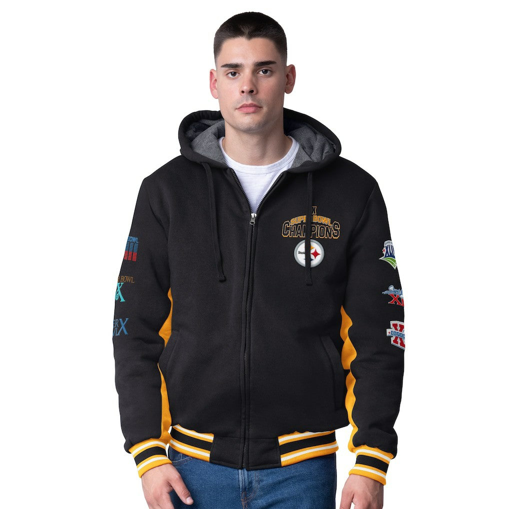 G-III Extreme No Huddle Commemorative Full-Zip Hoodie Jacket - Pittsburgh Steelers Hoodies