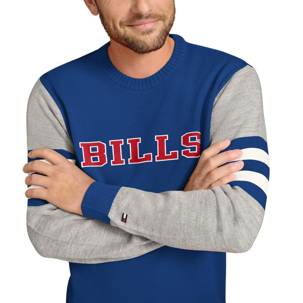 Tommy Hilfiger Acrylic Crewneck Pullover Sweater - Buffalo Bills Pullover