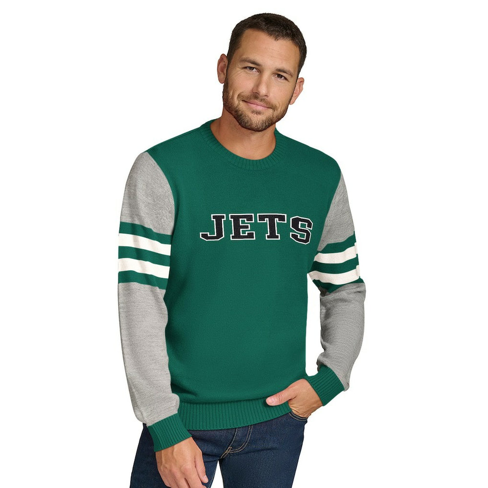 Tommy Hilfiger Acrylic Crewneck Pullover Sweater - New York Jets Pullover